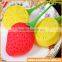 2015 Fashion Tool Silicone Strawberry Lemon Pear shape Tea Infuser