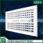 Air conditioning double deflection supply plastic grille