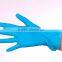 Disposable blue nitrile gloves