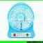 Wholesale Rechargeable Battery Hand Fan with LED Light Cheap Mini Fan