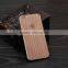 2 in 1 wood sticker phone case metal bumper cover for iphone 6 6s 4.7