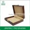 brown leather five rings combination packaging jewelry box