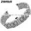 16|20mm high quality imported stainless steel Strap Watch Band with stainless steel buckle Wholesale 3PCS
