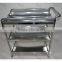 stainless steel side table