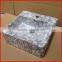 Bathroom basin sink ceramic color marble patterned with tap BO-56