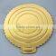 New 10" Round Silver Foil mdf Cake board
