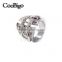 Fashion Jewelry Zinc Alloy Charming Rhinestone Ring Women Party Show Gift Dresses Apparel Promotion Accessories