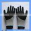 Black 3/4 Dipped Sandy Nitrile Cut Resistant Gloves Grey HPPE Anti Cut Nitrile Gloves Made in China