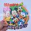 2016 most popular mickey mouse design paper fridge magnets for kids