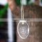 Low MOQ Oval Crystal Christmas Pendant For Shop Promotional Gifts