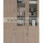 New model wood design solid wood pantry cabinet 21F302L