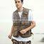 mens outdoor quick dry breathable multifunctional leisure mesh vest with pockets