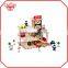 Supermarket Play Set Wood Car Garage Parking Toys