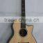 Weifang Rebon 39 Size Cutaway Taylo Real Abalone Inlay Acoustic Guitar