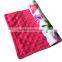 60pcs MOQ Eco Friendly Hot Pink Minky Burp Cloth for Birthday Gifts