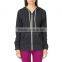 100% cotton french terry womens zip up hoodie