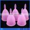 CE & FDA Approved Medical Grade Women Silicone Menstrual Cup Reusable Feminine Cup