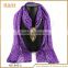 Latest product all kinds of polyester leopard printed scarf wholesale price