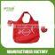 Single layer foldable shopping bag with handle