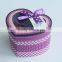 Nice & fancy handmade chocolate & flower cardboard packaging gift box