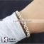 2016 New Mens 925 Sterling Silver Spiral Bracelet Jewelry