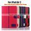 Wholesale Colored Leather Case For iPad Air 2 (iPad 6) Flip Cover TPU Protective Book Case