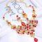 2016 Fashionable Women Bridal Wedding Party Prom Rhinestone Necklace Earrings Jewelry Set