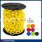 Yellow PE warning plastic coated chain plastic chain