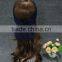 Women hot sale Fashion Knit Headband With Real Raccoon Fur Pompom
