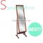 MDF frame floor stand dressing mirror for sale