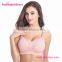 In Stock Removable Pink Push Up Seamless Sports Bra