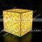 High Quality Rechargeable Led Light Up Illuminated Acrylic Cube Table For Sale