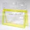 custom printing transparent pvc zipper bag pvc cosmetic bag with zipper