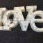 Factory supply bulk stainless steel metal paint "LOVE" marquee letter led sign for christmas