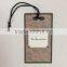 hangtag with two holes