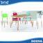 Classic wooden table with wooden legs cheap dining table