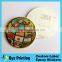 1 inch red round epoxy sticker