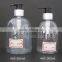 empty PET hands washing bottle with lotion pump 250ml