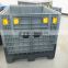 wholesale collapisable large storage container /large plastic pallet box for sale