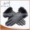 China Leather Glove Factory Black Motocycle Gloves