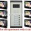 High Quality Hands-free doorbell audio digital color video doorphone