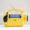 Emergency Yellow ABS Mobile charge radio