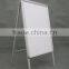 folding metal poster stand, customized sidewalk sign, aluminum A frame stand