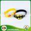 full color printed silicone bracelet 1 inch color filled silicone bracelet