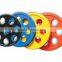 Color Rubber Coated Weight Plate With 7 Holes