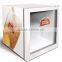 46L wholesale glass door table fridge