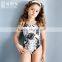 Balneaire digital print hot child models girls in bikini, kids swimwear
