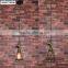 Colorful Edison Bulb Industrial Vintage Cage Pendant Light in Bronze