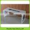 Custom Milky White U Acrylic Waterfall Tables with Logo Printing