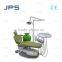 Fashionable Hydraulic Dental Chair JPS Apple With Glass Cuspidor